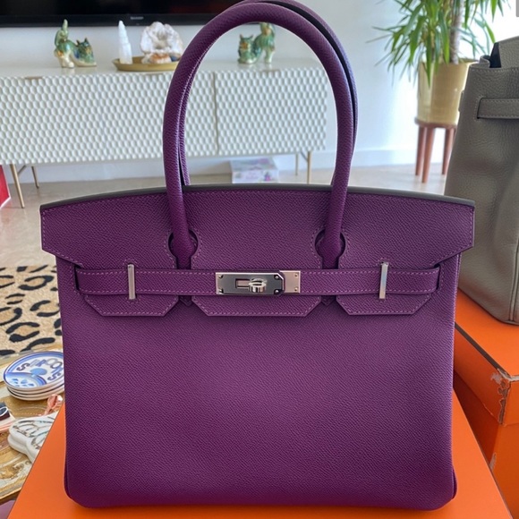 Hermès Birkin Anemone Epsom Birkin 30cm BNIB - Picture 3 of 17